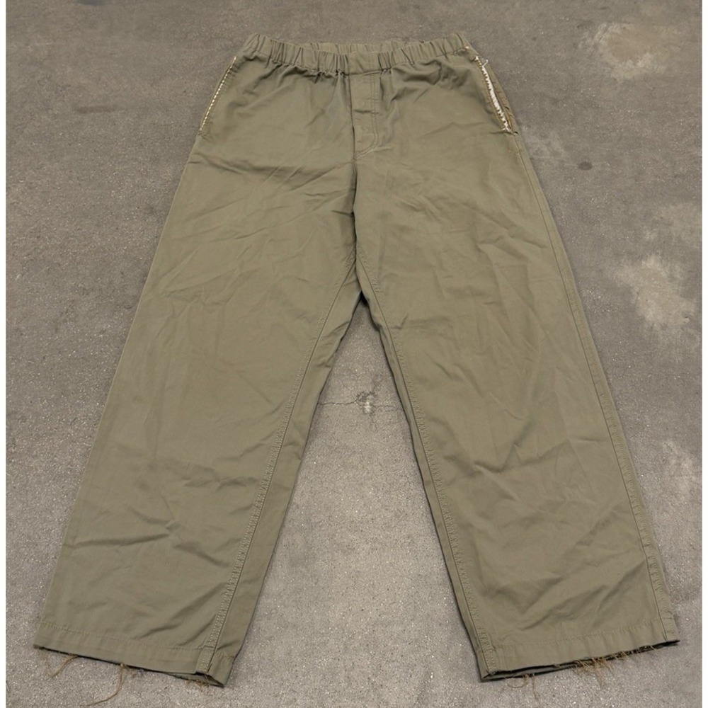 Comme Des Garcons Homme Pants Mens M Brown Pull On Crop Minimalist Japan - Picture 1 of 16